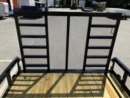 New 7 x 18 Sure-Trac Tube Top Utility 10k**5' Rear Gate & Adjustable Coupler