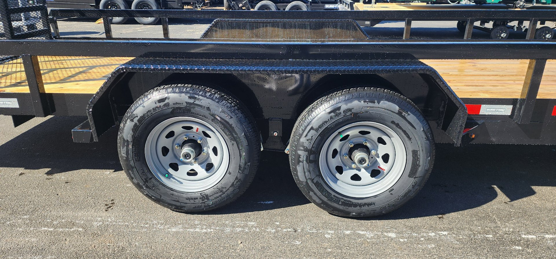 New 7 x 20 Sure-Trac Tube Top Utility Trailer 10k***Adjustable Coupler