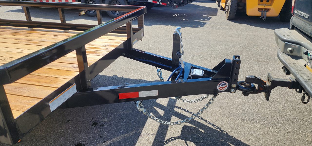 New 7 x 20 Sure-Trac Tube Top Utility Trailer 10k***Adjustable Coupler