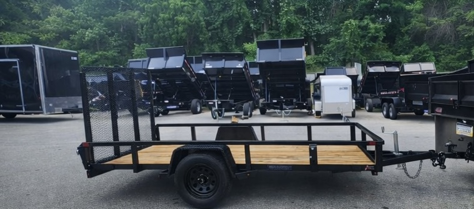 New 6 x 12 Sure-Trac Tube Top Utility Trailer 3k