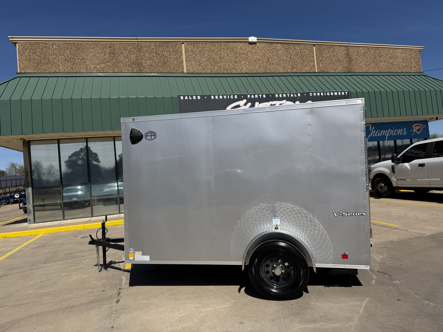 New #055489 2026 FOREST RIVER SA 6 X 10 SINGLE AXLE 3K ENCLOSED W/ REAR RAMP DOOR