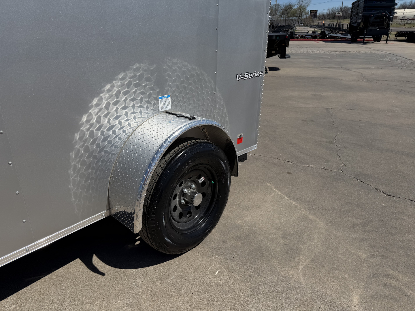 New #055489 2026 FOREST RIVER SA 6 X 10 SINGLE AXLE 3K ENCLOSED W/ REAR RAMP DOOR