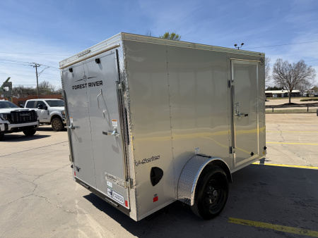New #055489 2026 FOREST RIVER SA 6 X 10 SINGLE AXLE 3K ENCLOSED W/ REAR RAMP DOOR