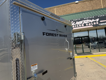 New #055489 2026 FOREST RIVER SA 6 X 10 SINGLE AXLE 3K ENCLOSED W/ REAR RAMP DOOR