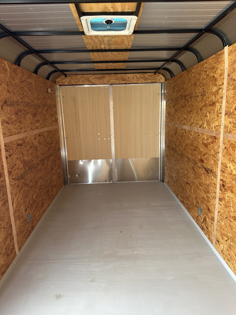 New 2024 Cargo Craft 7'x16'x7'tall, Expedition Extreme Double Door White Cargo / Enclosed Trailer