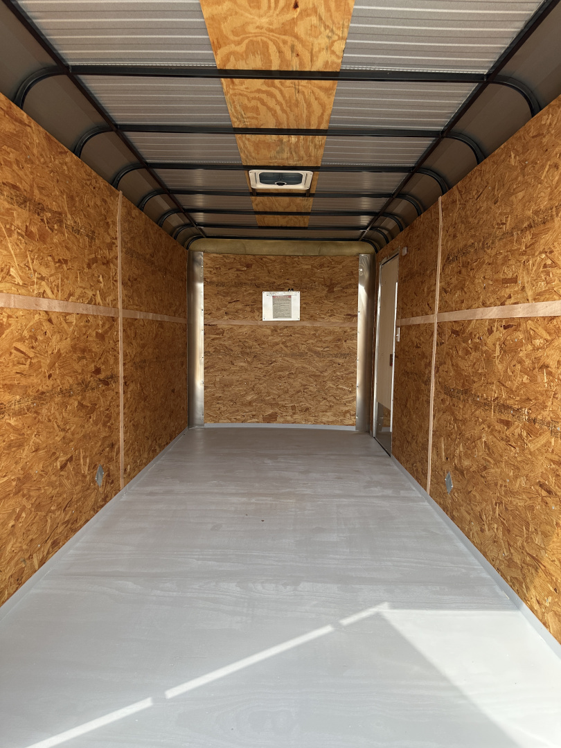 New 2024 Cargo Craft 7'x16'x7'tall, Expedition Extreme Double Door White Cargo / Enclosed Trailer