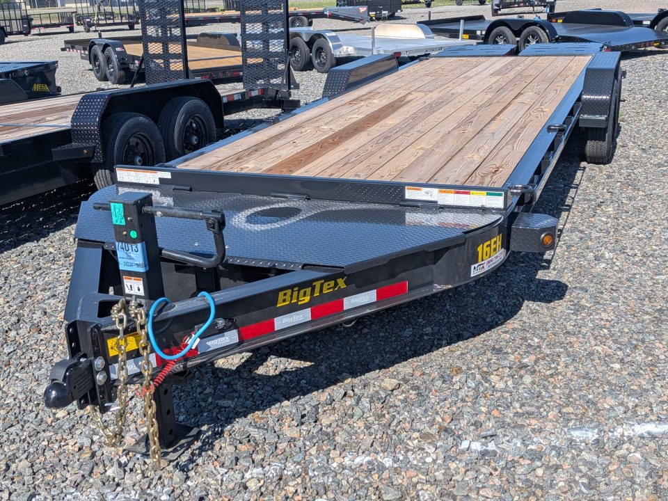 New 2026 Big Tex Trailers 24' 16EH 17.5K Equipment Trailer w/ Mega Ramps Equipment Trailer