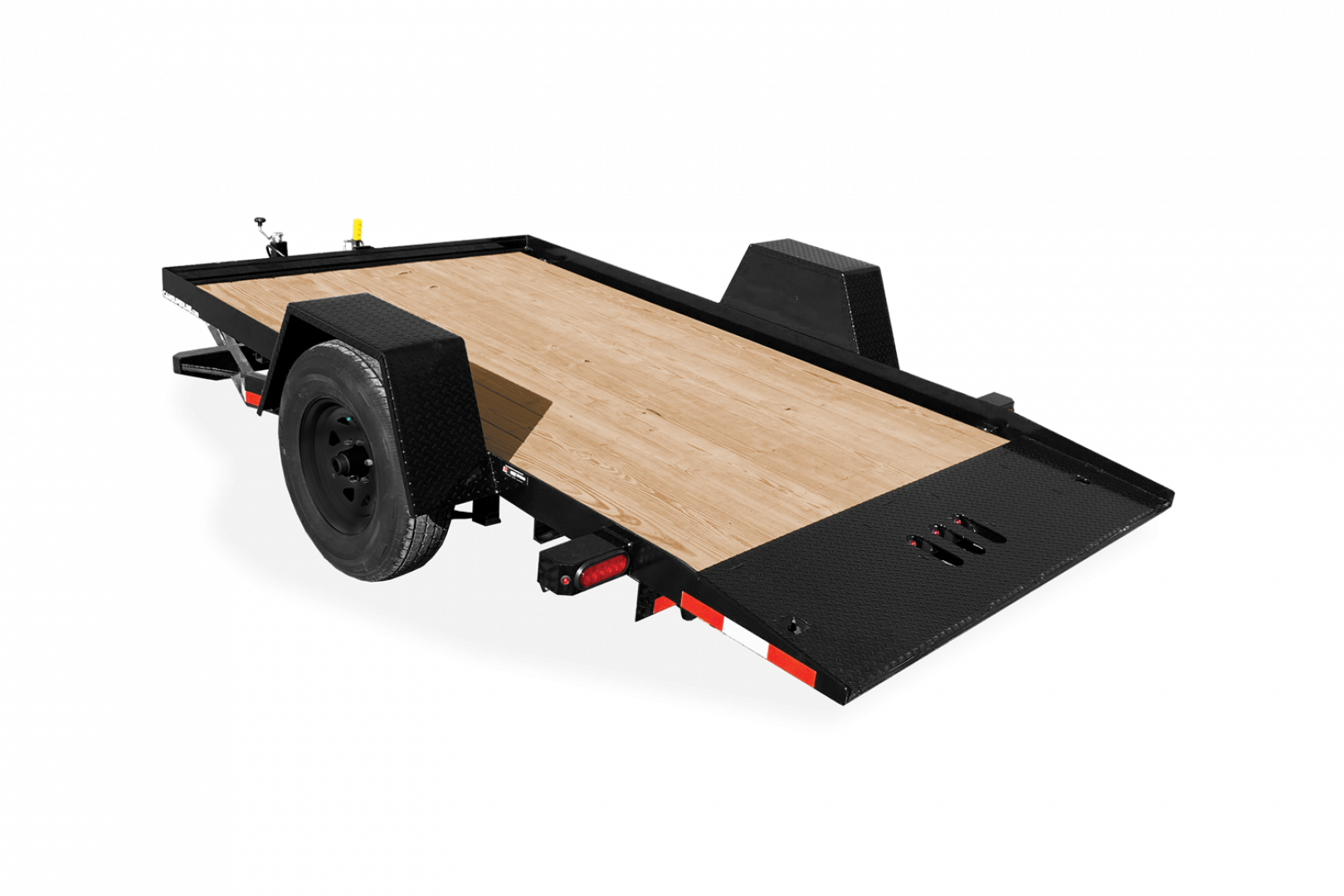 New NEW 2026 CAM SUPERLINE 19' (4+15) Lo Pro Split Tilt Trailer w/ Pallet Fork Carrier