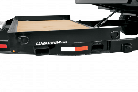 New NEW 2026 CAM SUPERLINE 19' (4+15) Lo Pro Split Tilt Trailer w/ Pallet Fork Carrier