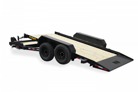 New NEW 2026 CAM SUPERLINE 19' (4+15) Lo Pro Split Tilt Trailer w/ Pallet Fork Carrier