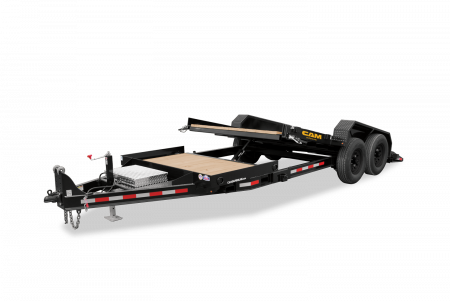 New NEW 2026 CAM SUPERLINE 19' (4+15) Lo Pro Split Tilt Trailer w/ Pallet Fork Carrier