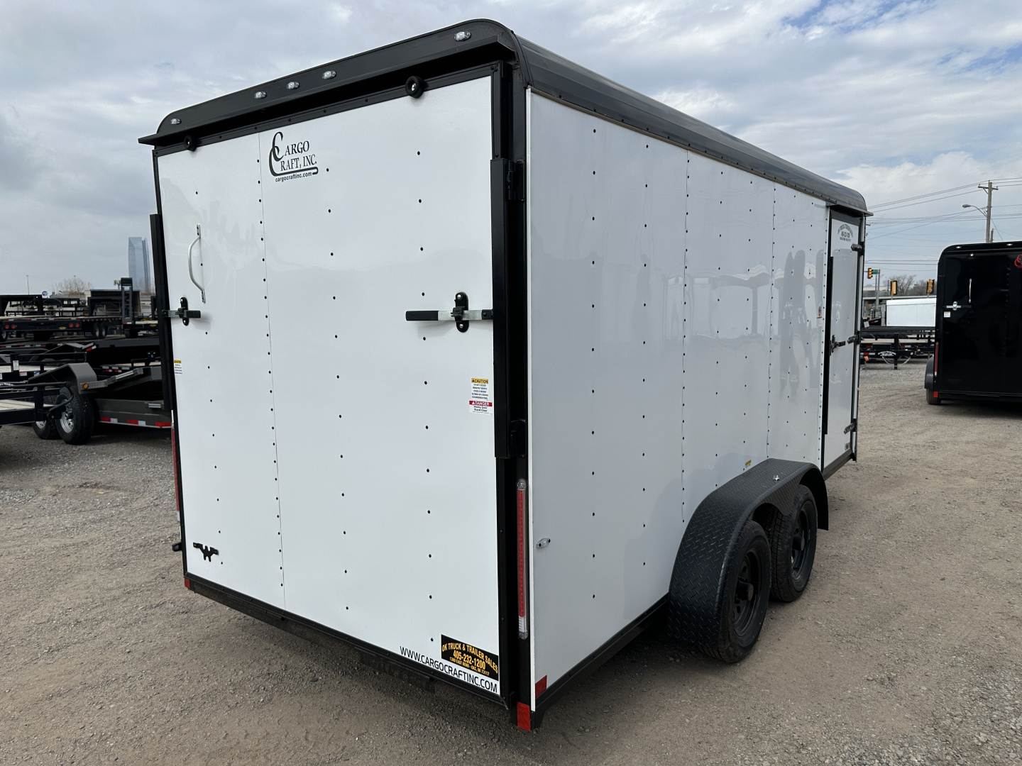 New 2026 Cargo Craft 7'x16'x7'tall Expedition Extreme Ramp white / black out Cargo / Enclosed Trailer