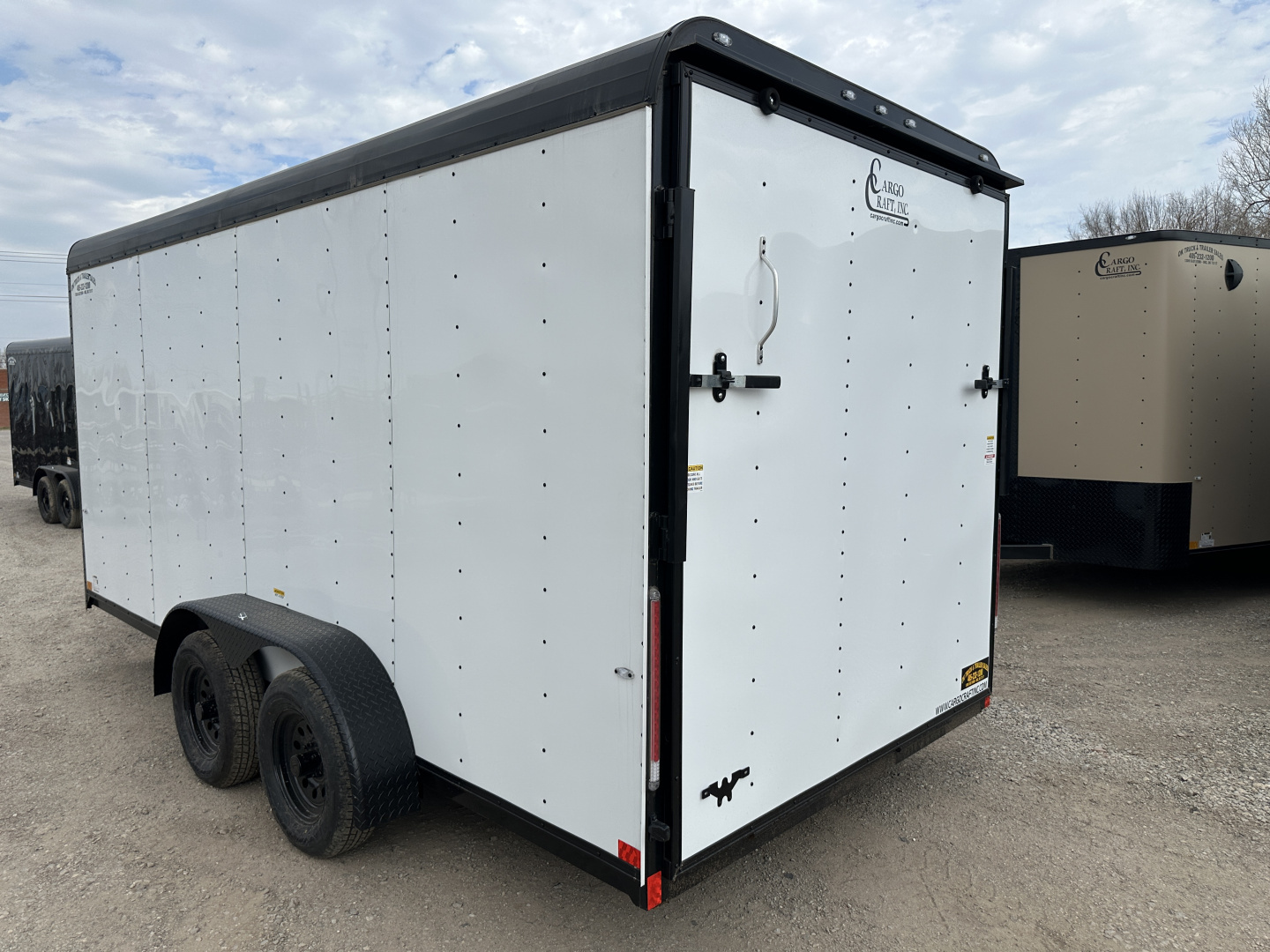 New 2026 Cargo Craft 7'x16'x7'tall Expedition Extreme Ramp white / black out Cargo / Enclosed Trailer