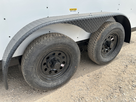 New 2026 Cargo Craft 7'x16'x7'tall Expedition Extreme Ramp white / black out Cargo / Enclosed Trailer