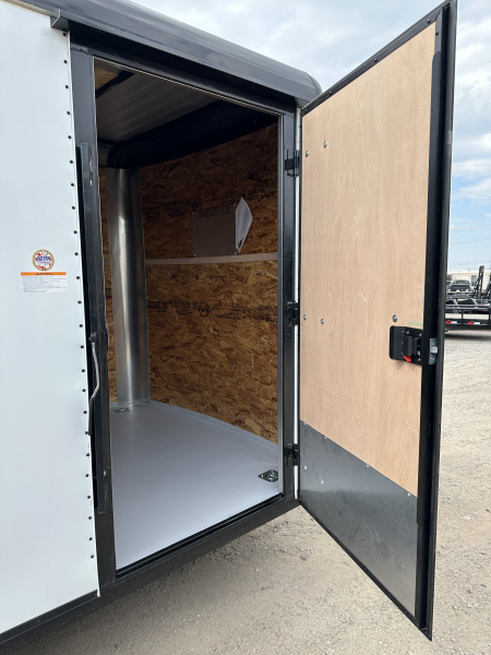 New 2026 Cargo Craft 7'x16'x7'tall Expedition Extreme Ramp white / black out Cargo / Enclosed Trailer