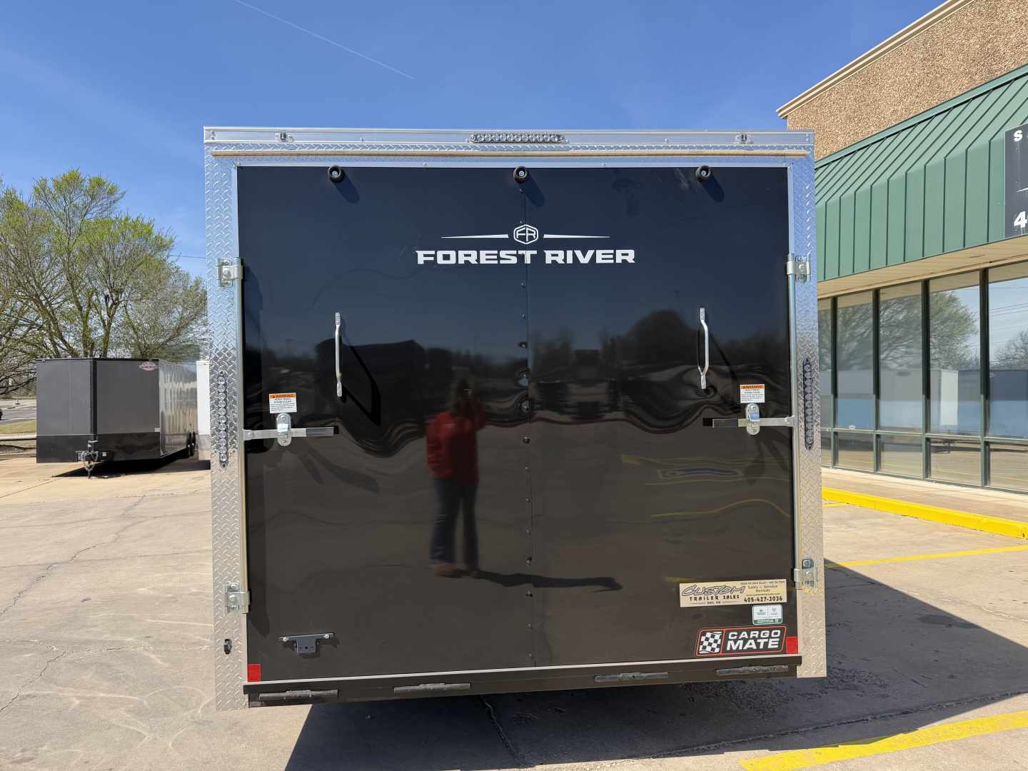 New #097227 2026 FOREST RIVER TA3 8.5 X 18 TANDEM AXLE 10K ENCLOSED W/ REAR RAMP DOOR