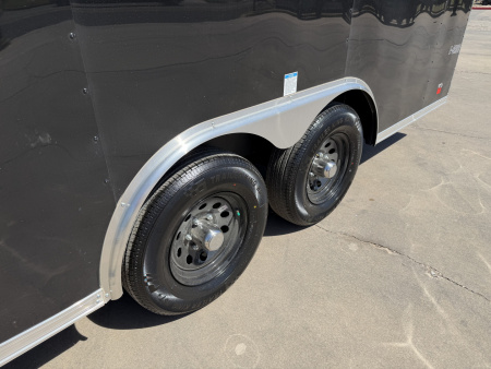 New #097227 2026 FOREST RIVER TA3 8.5 X 18 TANDEM AXLE 10K ENCLOSED W/ REAR RAMP DOOR