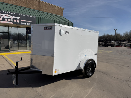 New #097601 2026 FOREST RIVER SA 5 X 8 SINGLE AXLE 3K ENCLOSED W/ REAR RAMP DOOR
