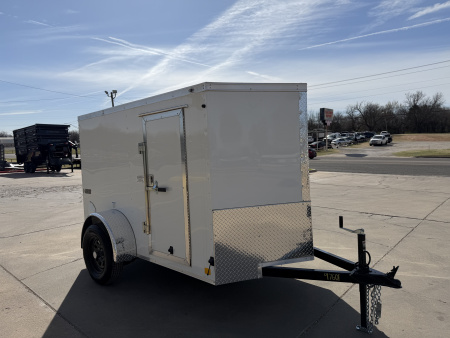 New #097601 2026 FOREST RIVER SA 5 X 8 SINGLE AXLE 3K ENCLOSED W/ REAR RAMP DOOR