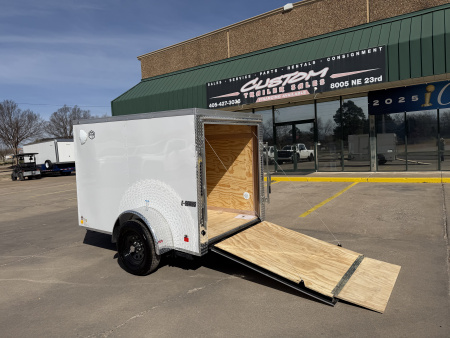 New #097601 2026 FOREST RIVER SA 5 X 8 SINGLE AXLE 3K ENCLOSED W/ REAR RAMP DOOR