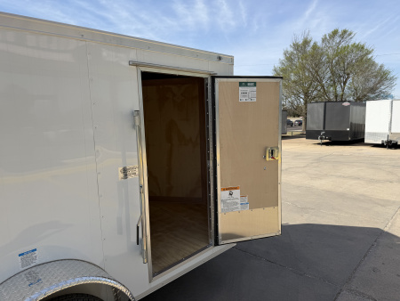 New #097601 2026 FOREST RIVER SA 5 X 8 SINGLE AXLE 3K ENCLOSED W/ REAR RAMP DOOR