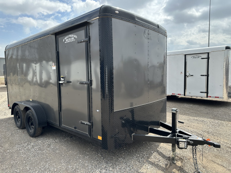 New 2026 Cargo Craft 7'x16'x7'tall Expedition Extreme Ramp Charcoal / black out Cargo / Enclosed Trailer
