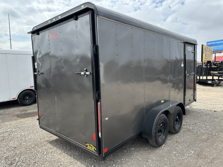 New 2026 Cargo Craft 7'x16'x7'tall Expedition Extreme Ramp Charcoal / black out Cargo / Enclosed Trailer