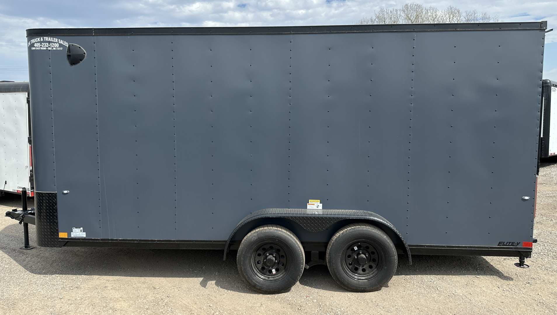 New 2025 Cargo Craft 7'x18'x7'tall Elite V Nose Sport Slate Blue w/ ramp Cargo / Enclosed Trailer