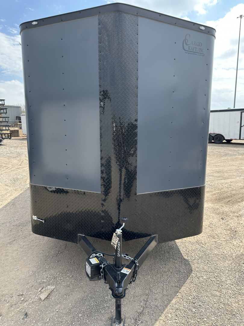 New 2025 Cargo Craft 7'x18'x7'tall Elite V Nose Sport Slate Blue w/ ramp Cargo / Enclosed Trailer