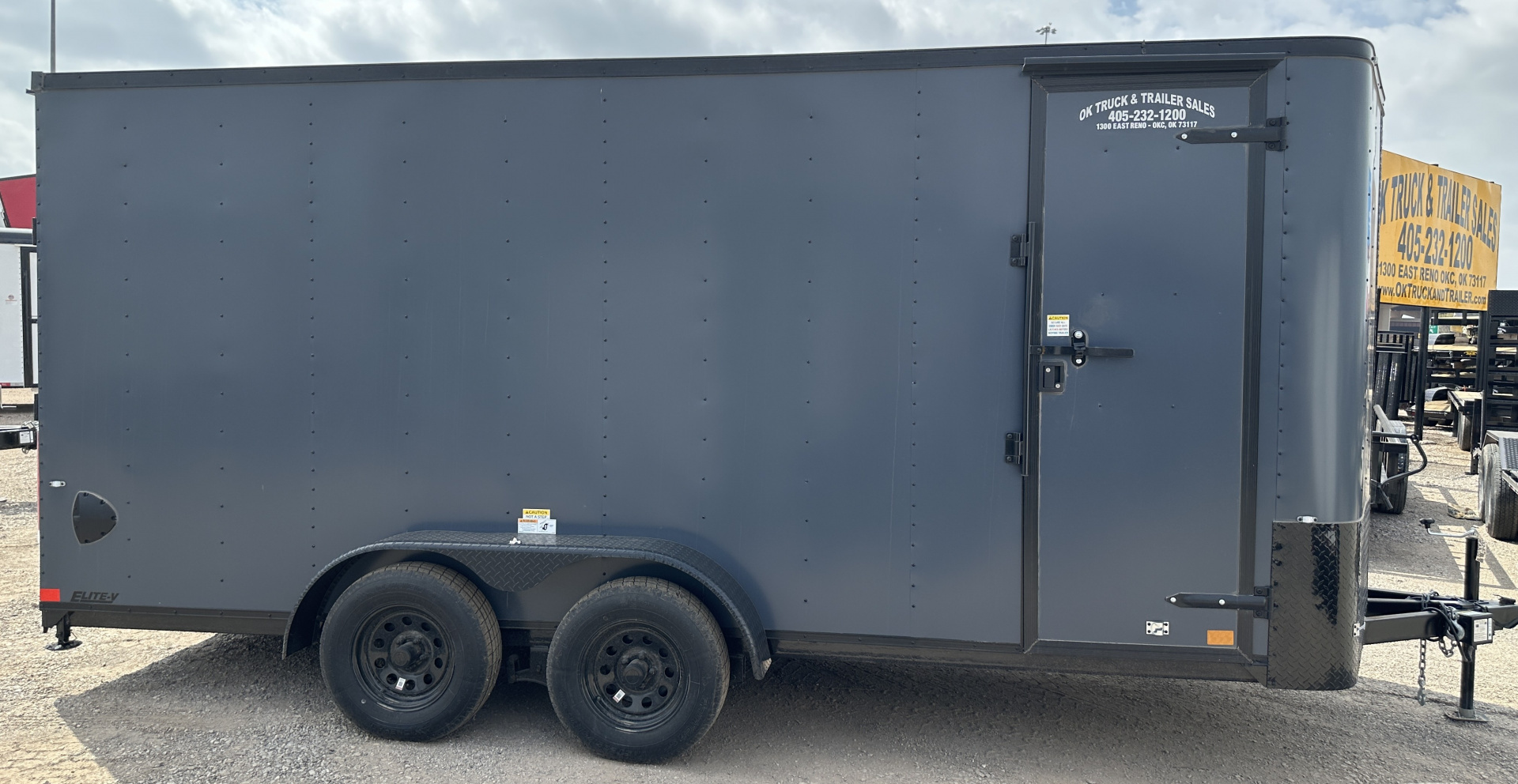 New 2025 Cargo Craft 7'x18'x7'tall Elite V Nose Sport Slate Blue w/ ramp Cargo / Enclosed Trailer
