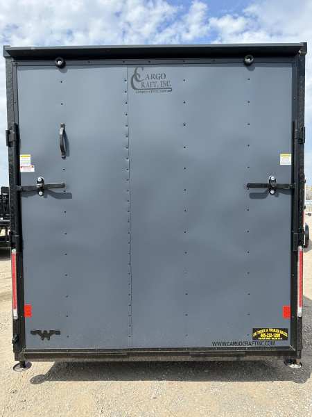 New 2025 Cargo Craft 7'x18'x7'tall Elite V Nose Sport Slate Blue w/ ramp Cargo / Enclosed Trailer