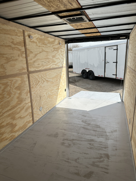 New 2025 Cargo Craft 7'x18'x7'tall Elite V Nose Sport Slate Blue w/ ramp Cargo / Enclosed Trailer