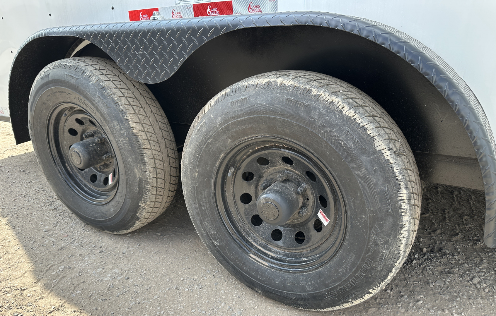 New 2025 Cargo Craft 7'x16'x7'tall, Expedition Extreme Double Door White black out 5200's Cargo / Enclosed Trailer