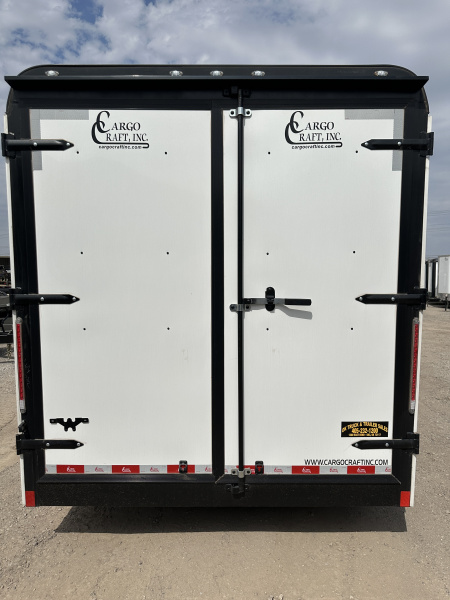 New 2025 Cargo Craft 7'x16'x7'tall, Expedition Extreme Double Door White black out 5200's Cargo / Enclosed Trailer