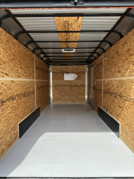 New 2025 Cargo Craft 7'x16'x7'tall, Expedition Extreme Double Door White black out 5200's Cargo / Enclosed Trailer