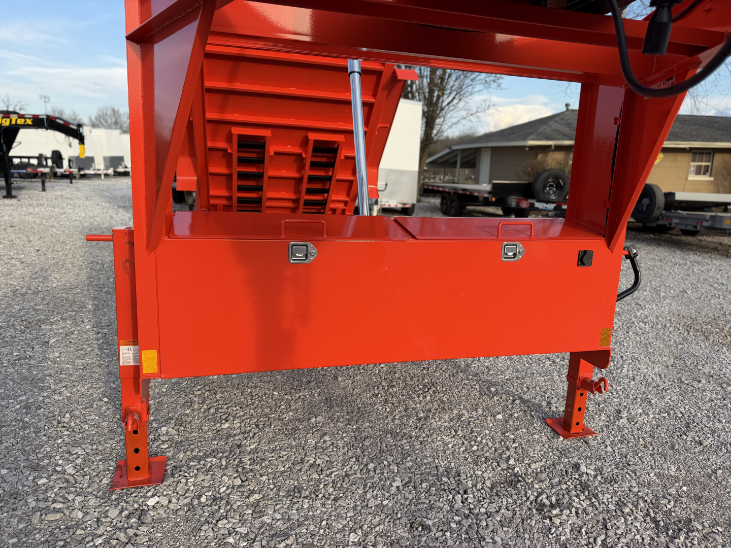 New 2026 Delco Trailers D6- 83"X16' (3FT SIDES) TELESCOPIC Dump Trailer