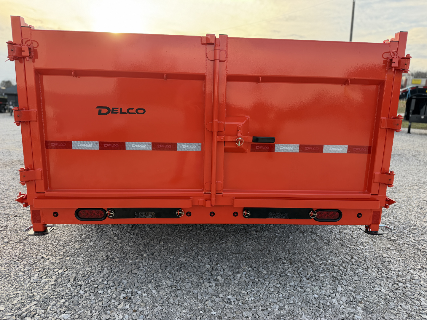 New 2026 Delco Trailers D6- 83"X16' (3FT SIDES) TELESCOPIC Dump Trailer