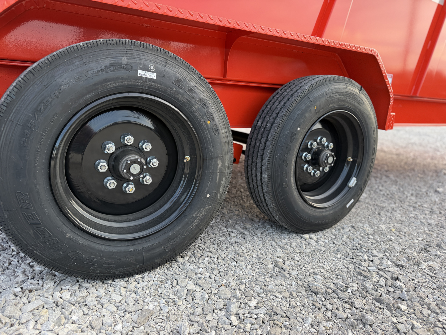 New 2026 Delco Trailers D6- 83"X16' (3FT SIDES) TELESCOPIC Dump Trailer