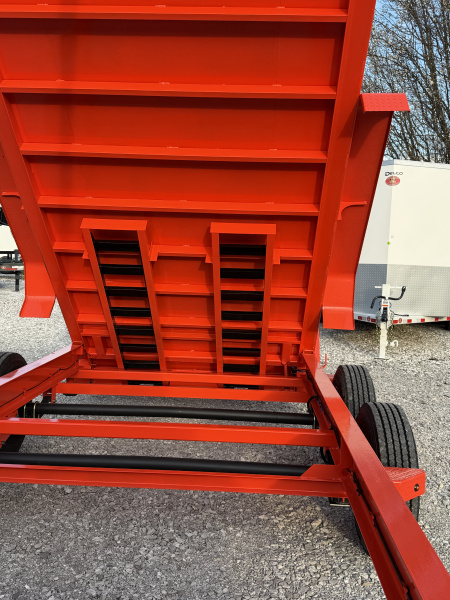 New 2026 Delco Trailers D6- 83"X16' (3FT SIDES) TELESCOPIC Dump Trailer