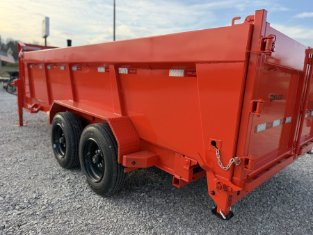 New 2026 Delco Trailers D6- 83"X16' (3FT SIDES) TELESCOPIC Dump Trailer