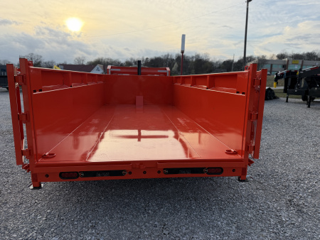 New 2026 Delco Trailers D6- 83"X16' (3FT SIDES) TELESCOPIC Dump Trailer