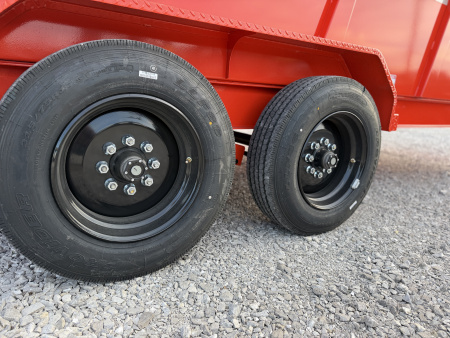 New 2026 Delco Trailers D6- 83"X16' (3FT SIDES) TELESCOPIC Dump Trailer