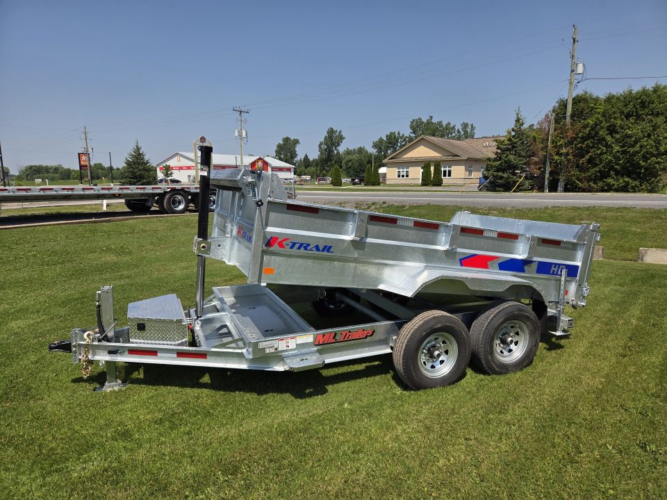 New 2027 K-Trail 7 x 12 Expert Series 7 Ton Dump Trailer With Hydraulic Jack