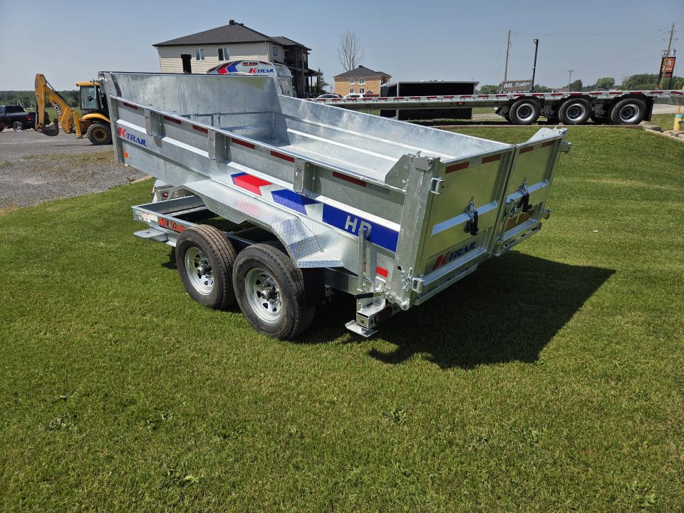 New 2027 K-Trail 7 x 12 Expert Series 7 Ton Dump Trailer With Hydraulic Jack