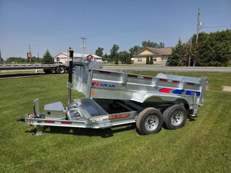 New 2027 K-Trail 7 x 12 Expert Series 7 Ton Dump Trailer With Hydraulic Jack