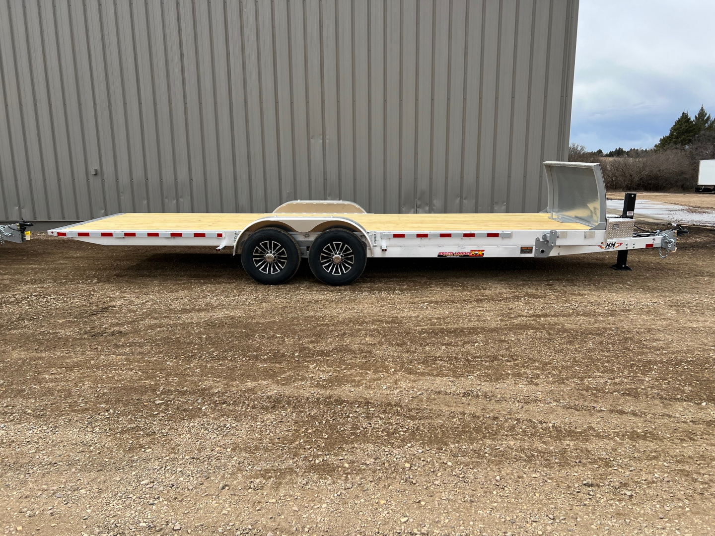 Quickloader Trailer New 2026 H&H Trailers 24' Aluminum Speed Loader Tilt Trailer for sale ...