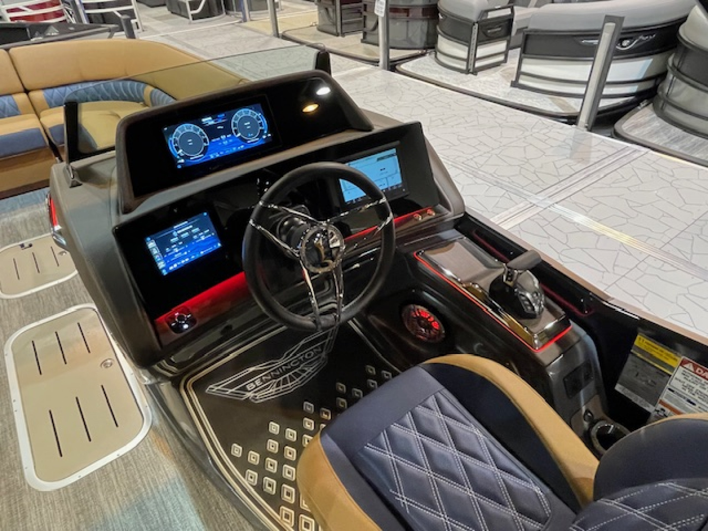 New 2026 Bennington 23 RSBA TRITOON Pontoon Boat