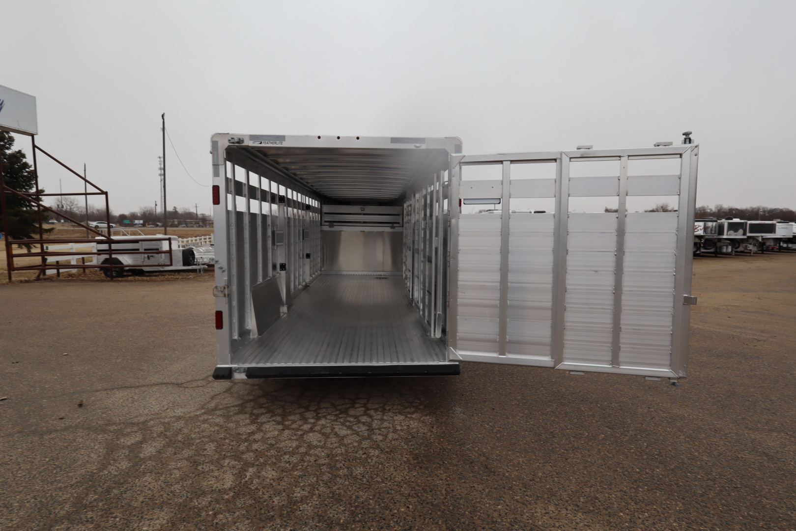 New 2026 Featherlite Trailers 24' Stock Stock / Stock Combo Trailer