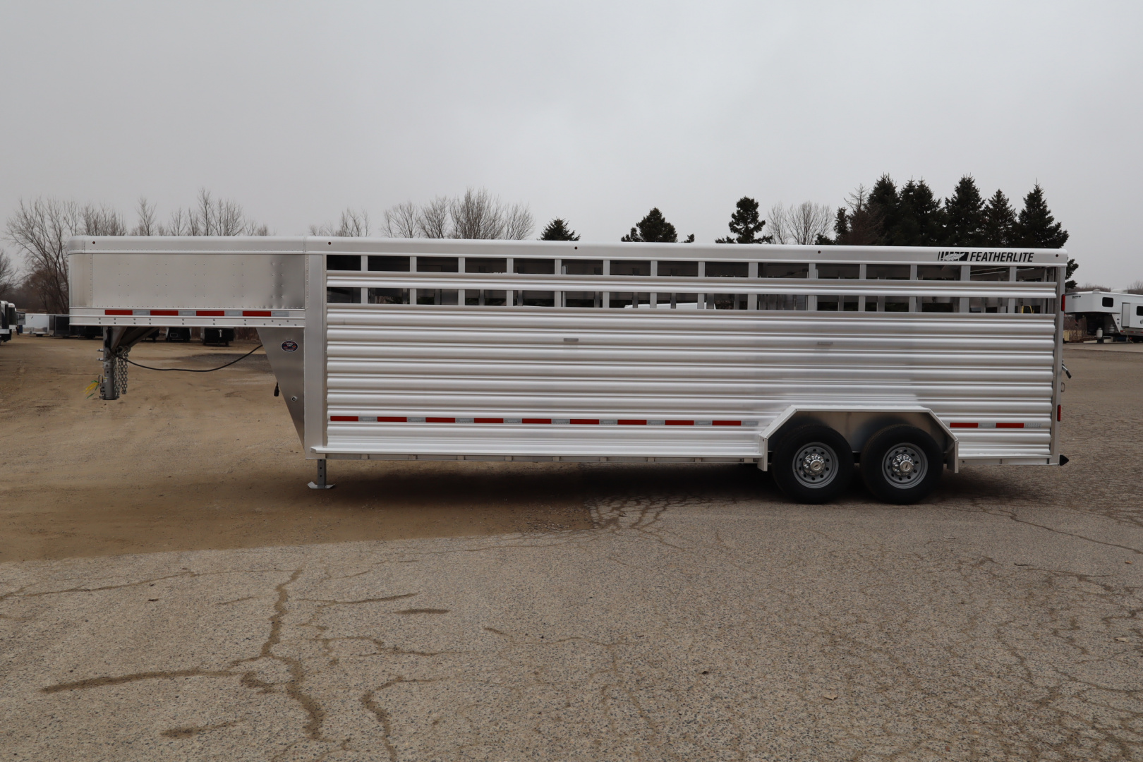 New 2026 Featherlite Trailers 24' Stock Stock / Stock Combo Trailer