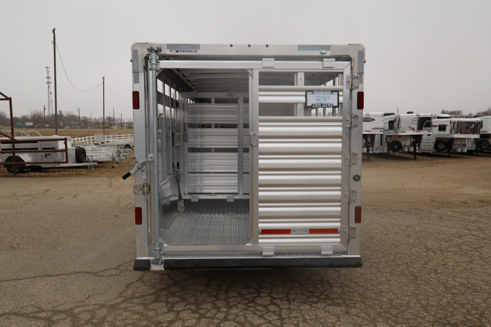 New 2026 Featherlite Trailers 24' Stock Stock / Stock Combo Trailer